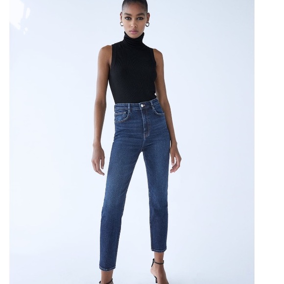 NEW!! HP 🥳🥳🥳Zara Hi-rise Jeans - Picture 3 of 12